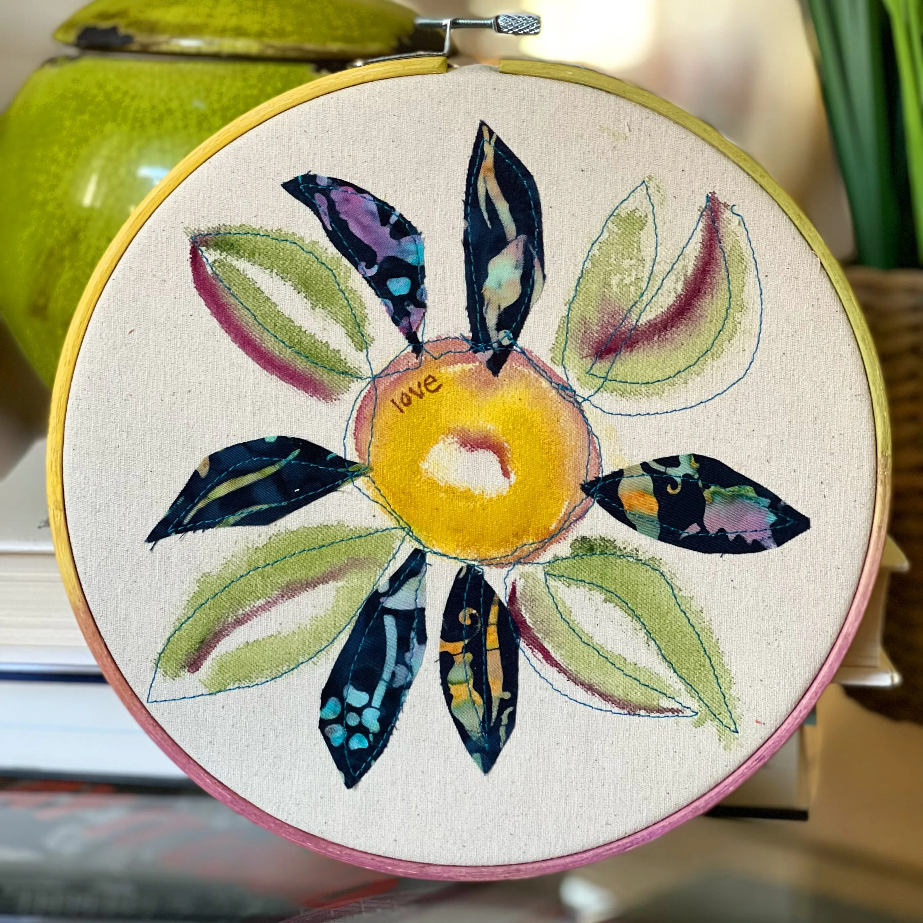love - hoop art