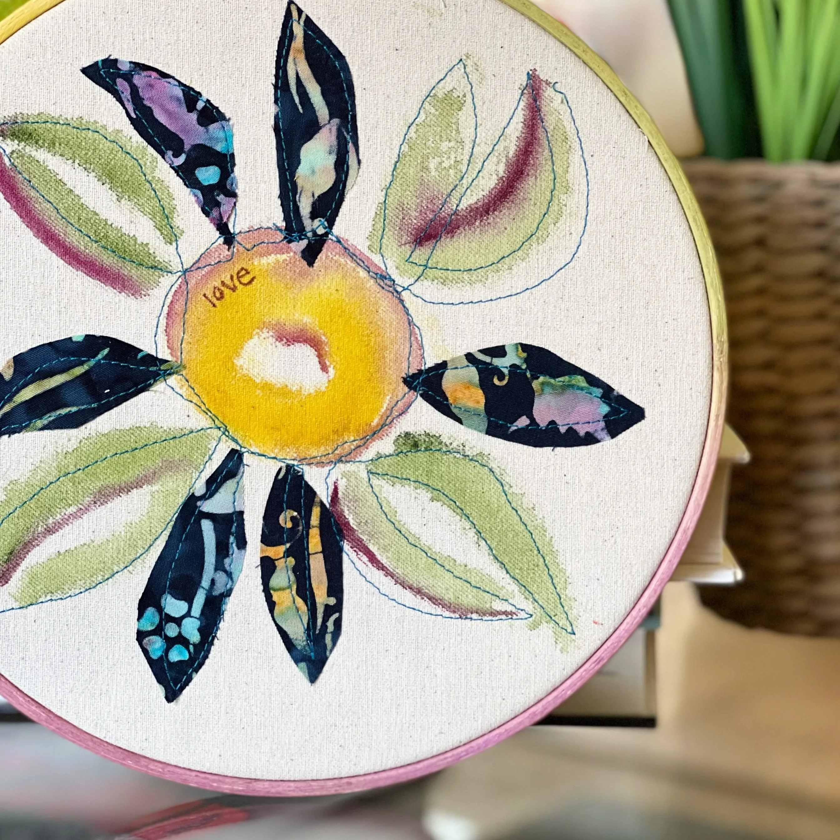 love - hoop art