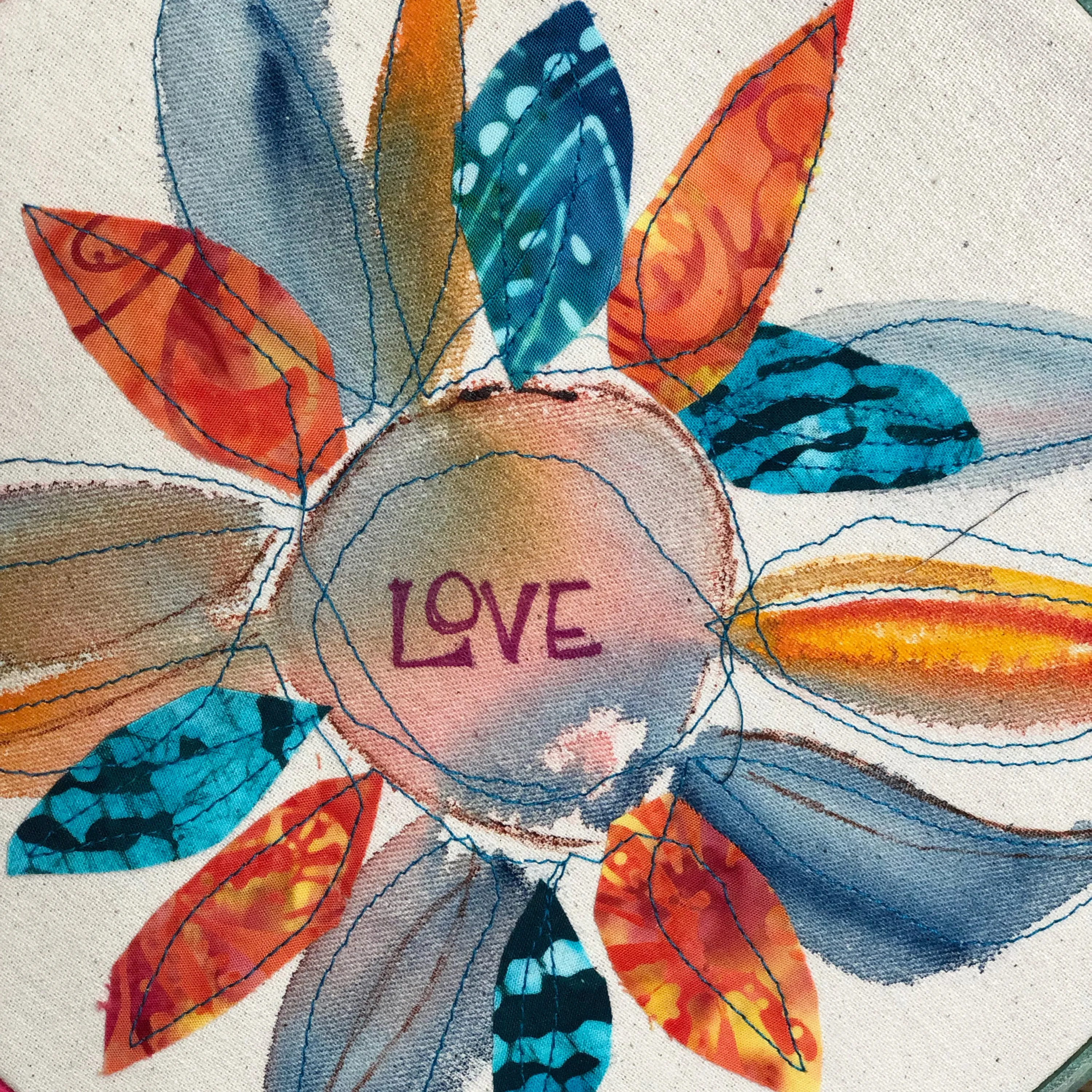 love - hoop art