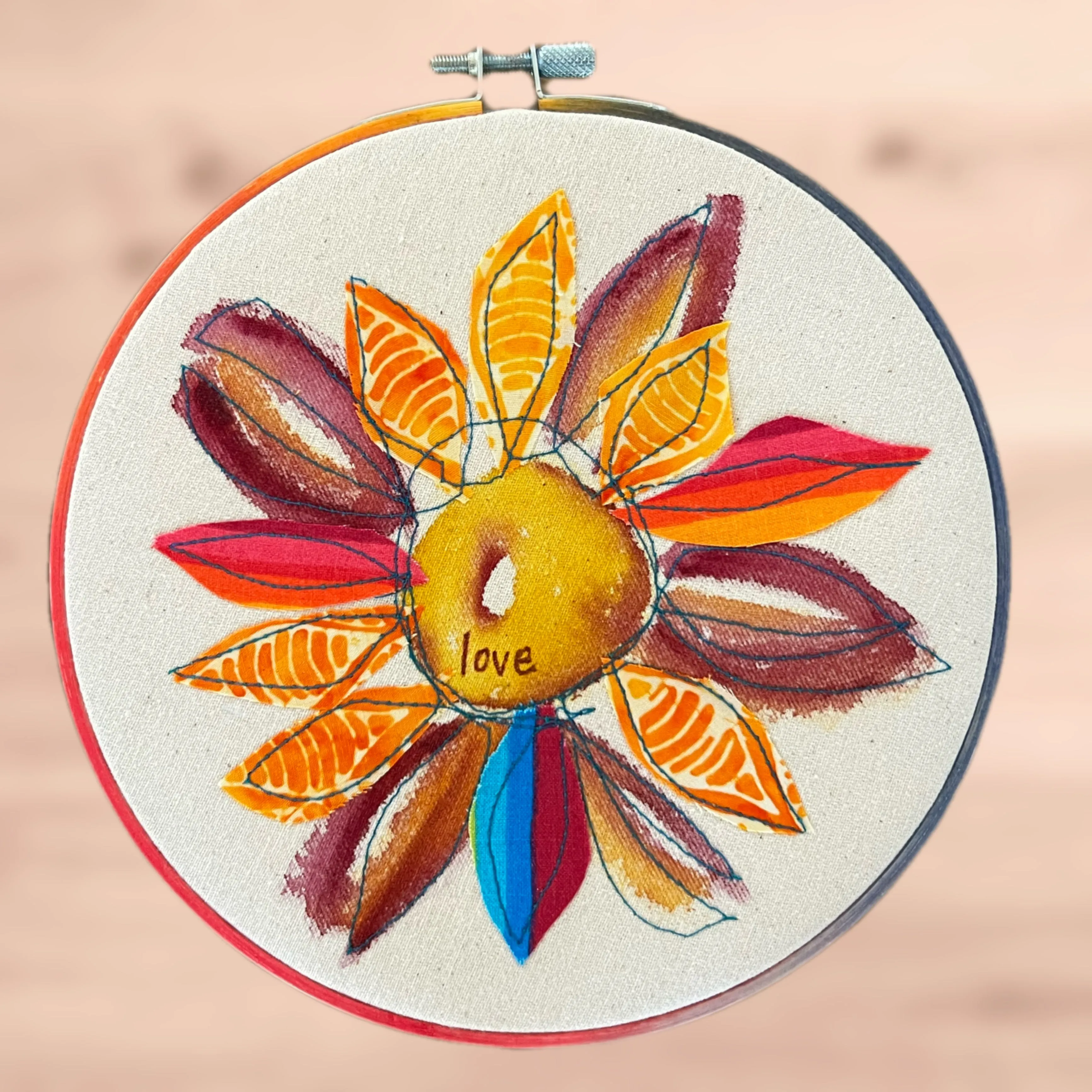 love - hoop art