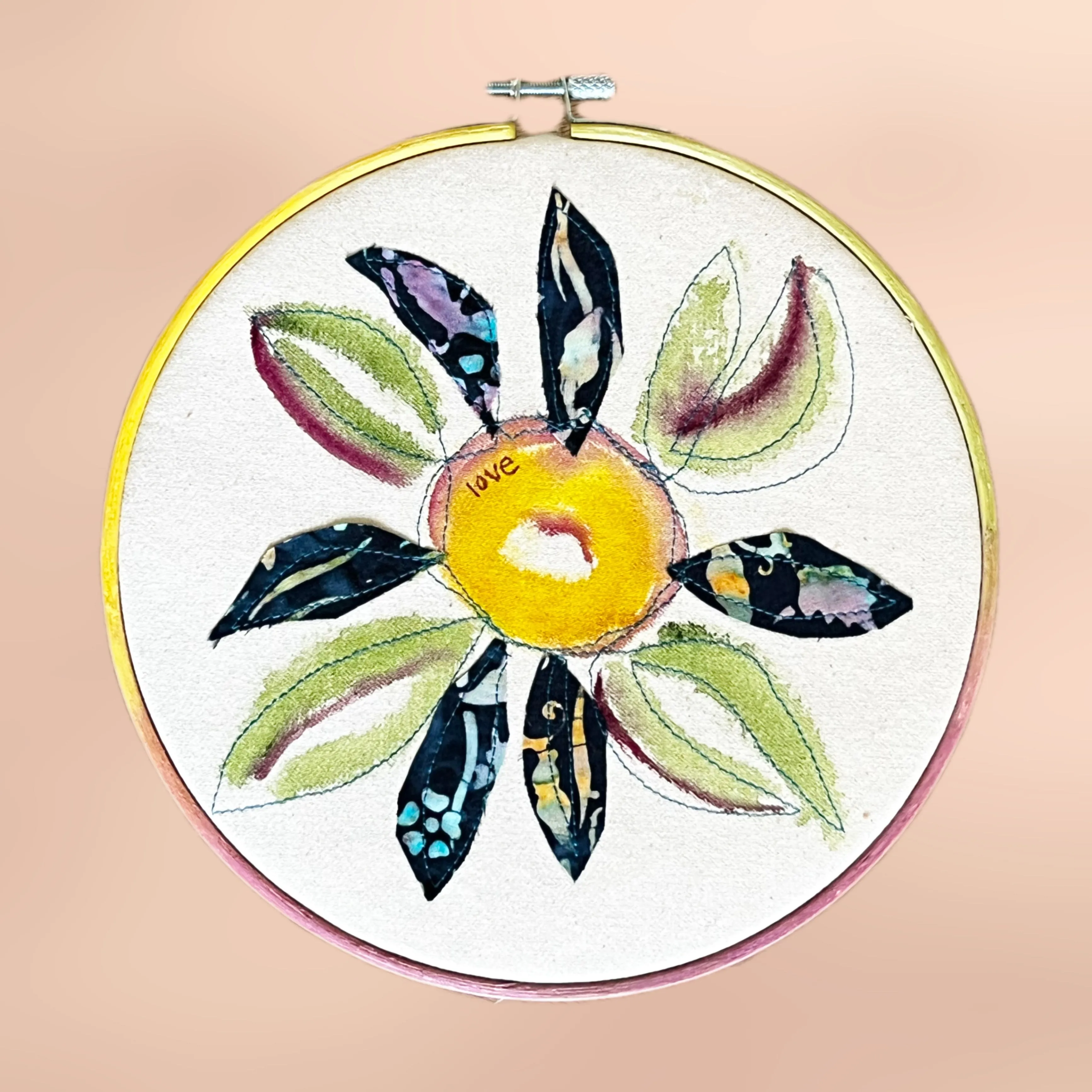 love - hoop art