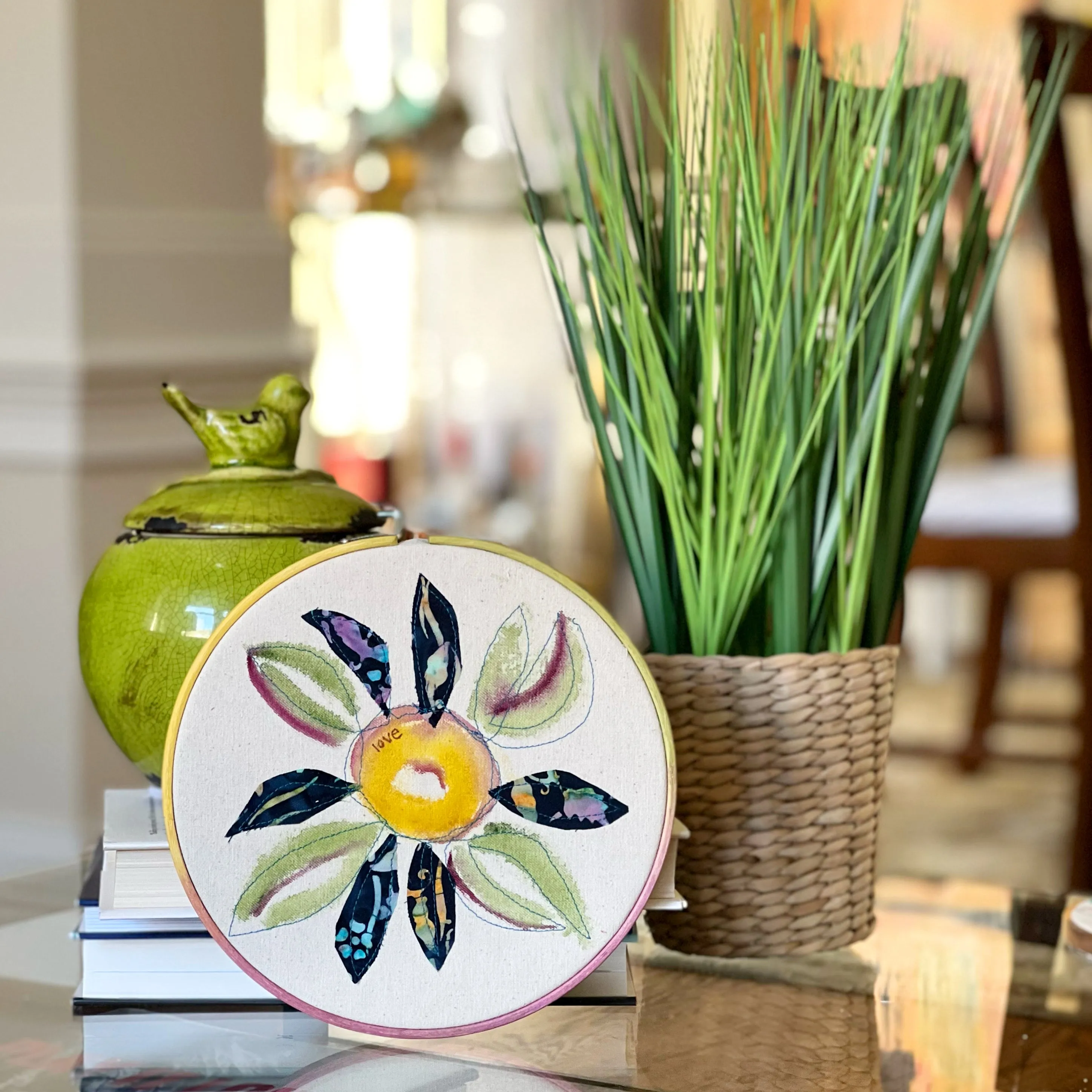 love - hoop art