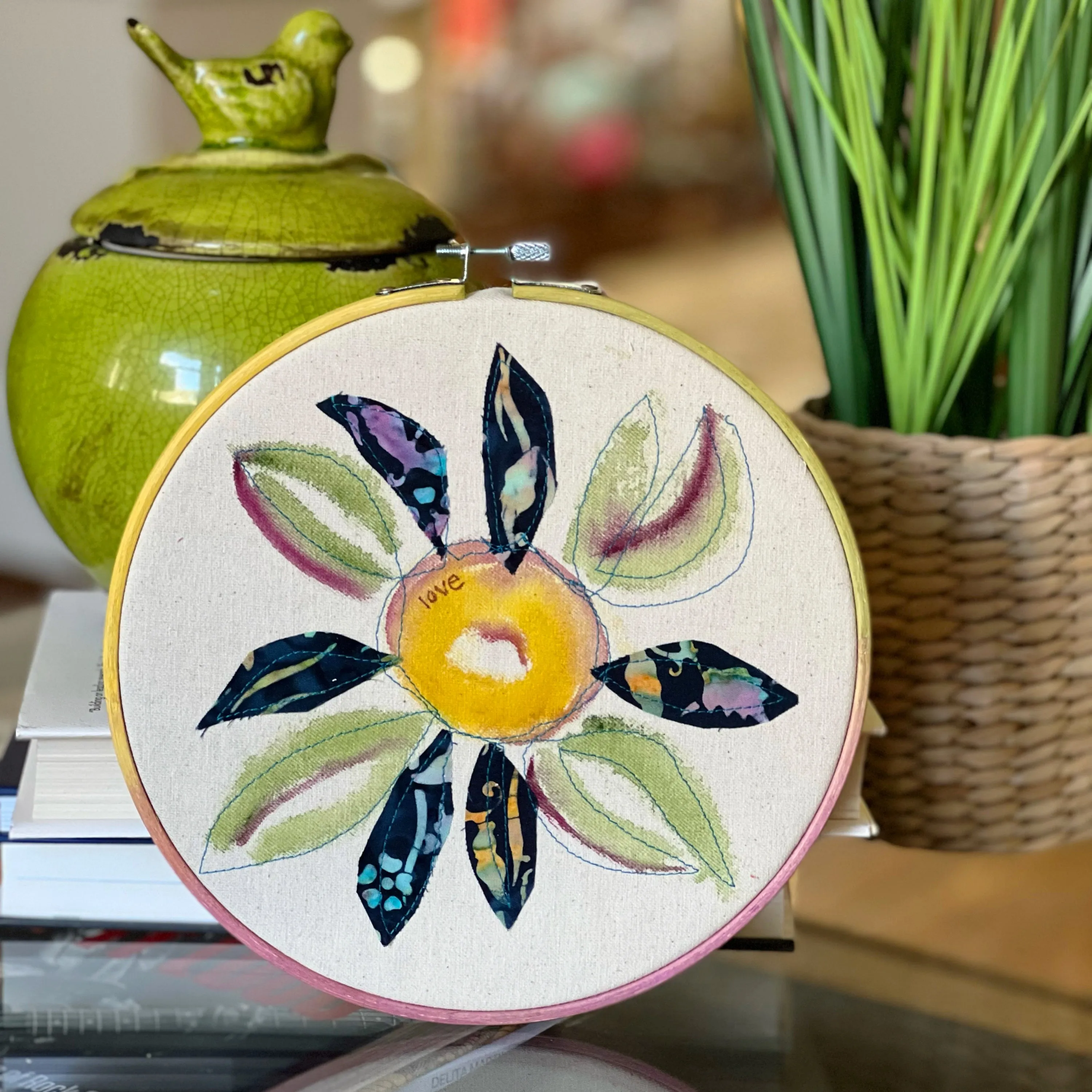 love - hoop art