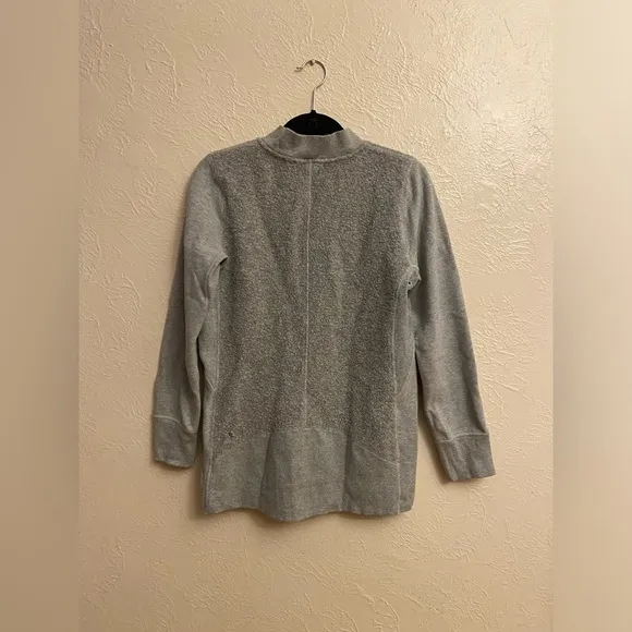 lululemon athletica Gray Bomber Jacket Sweater