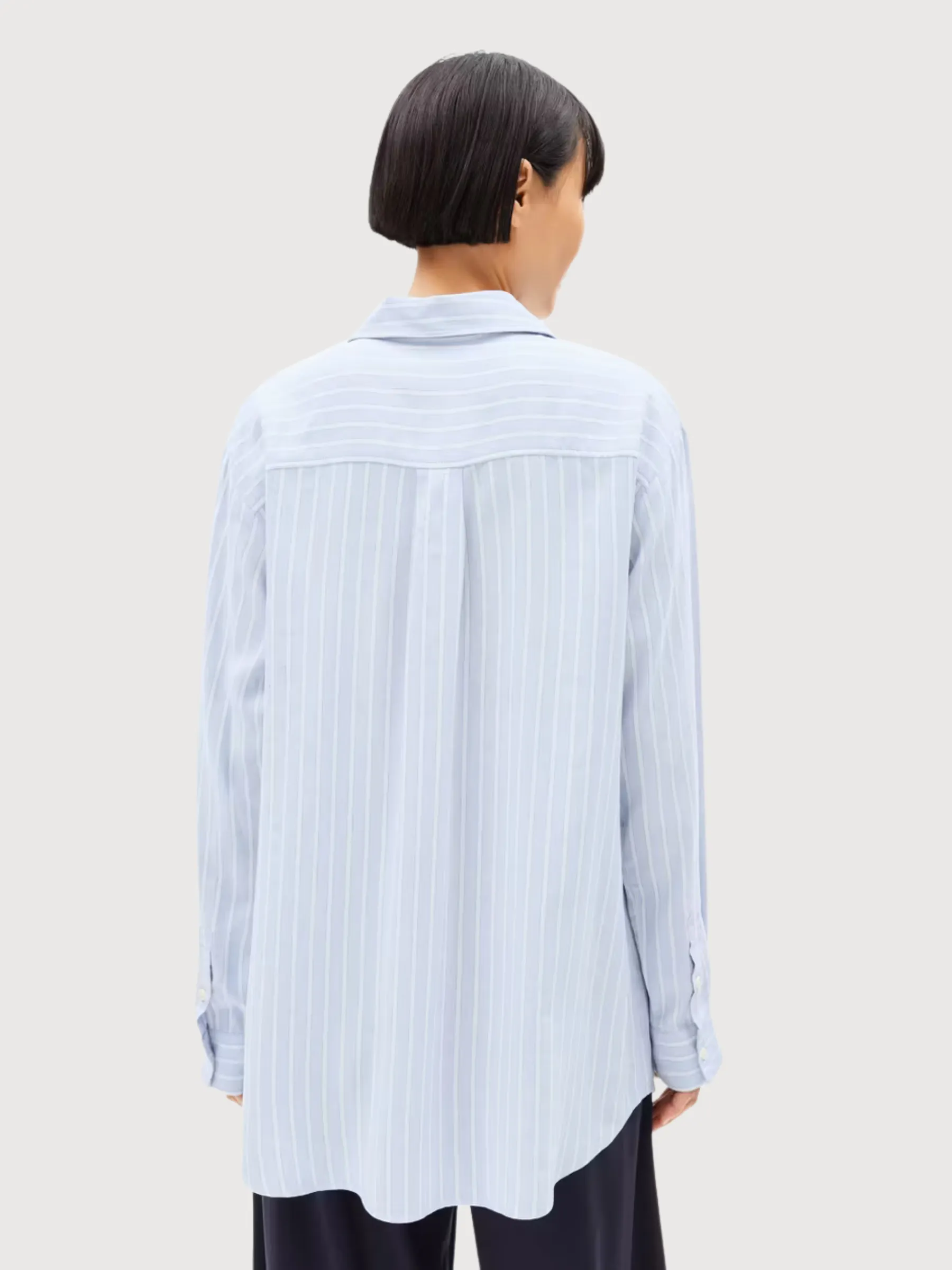 Maalgaa Lino Striped Woman Shirt | Armedangels