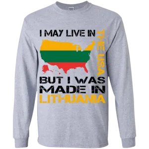 Made in Lithuania - Boys Youth Classic Long Sleeve T-Shirt
