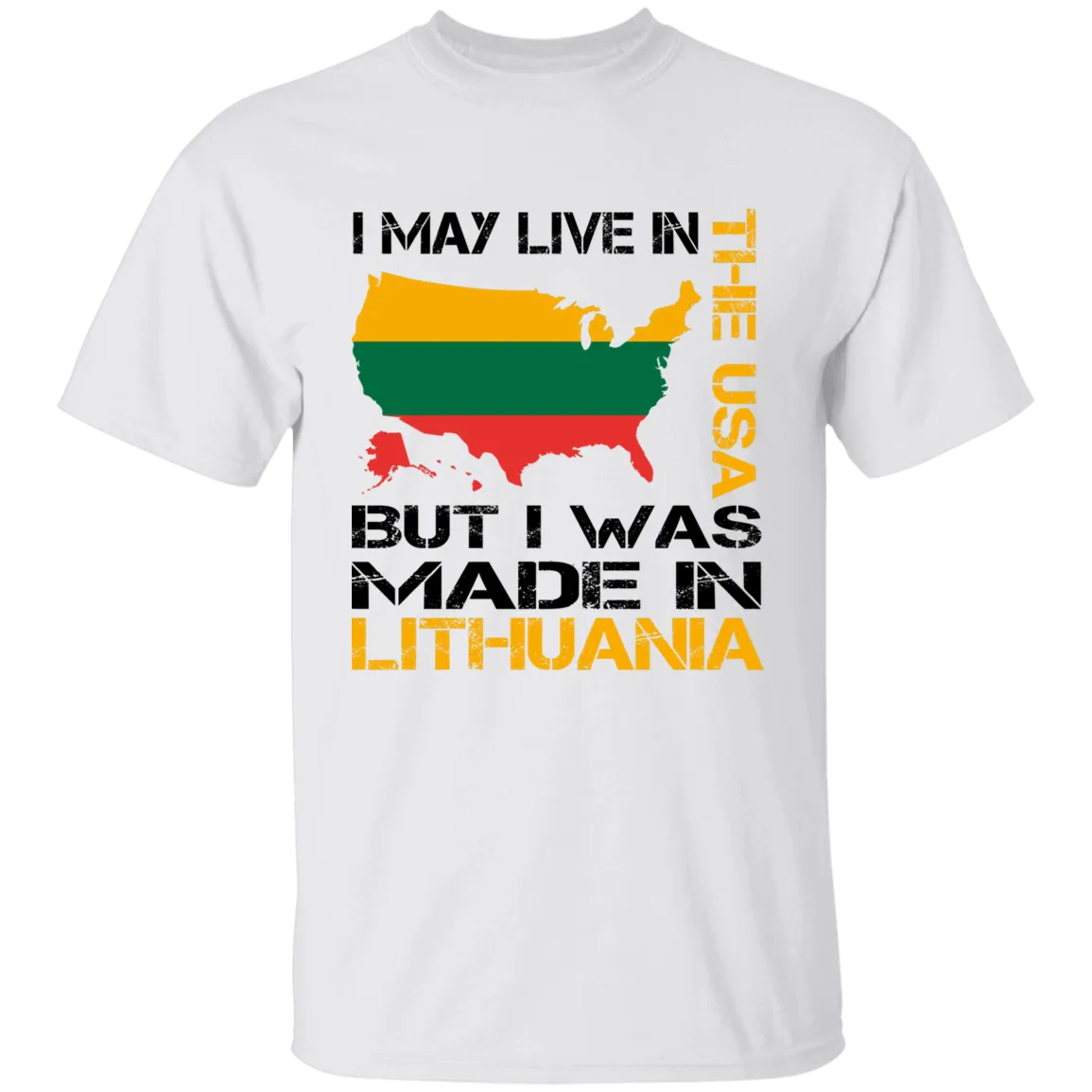 Made in Lithuania - Boys/Girls Youth Classic Short Sleeve T-Shirt