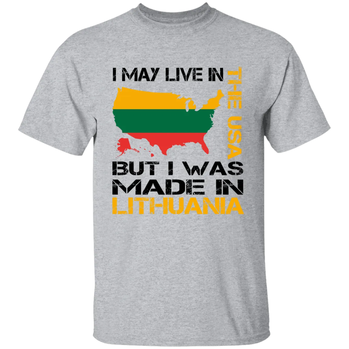 Made in Lithuania - Boys/Girls Youth Classic Short Sleeve T-Shirt