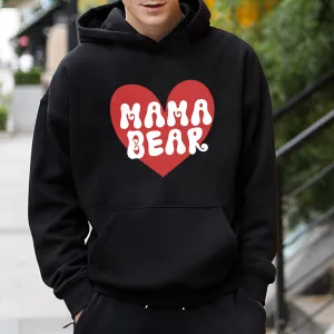 Mama Bear Hoodie, Mother’s Day Gift, Cute Mama Crewneck, Mom Life Shirt, New Mom Gift,Baby Shower Gift,Mom Shirt,Personalized Tee