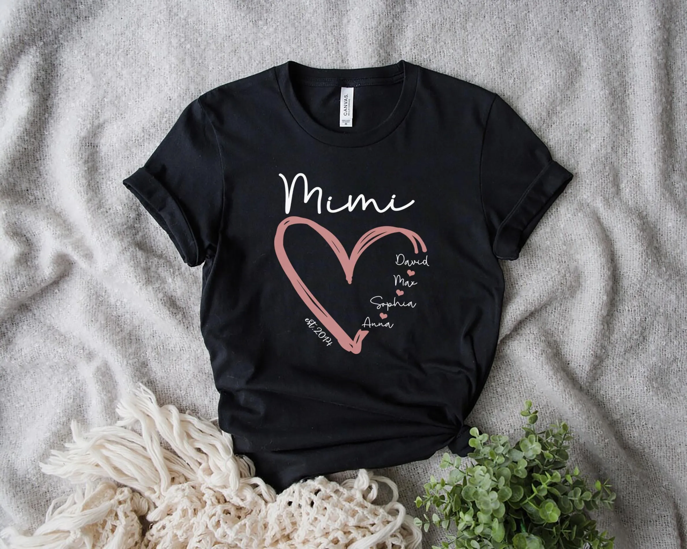 Mama Personalized T-shirt with Kids Names, Custom Names Mom Sweatshirt, Custom Mom Sweater, Personalized Mom Hoodie, Custom Gift for Mom