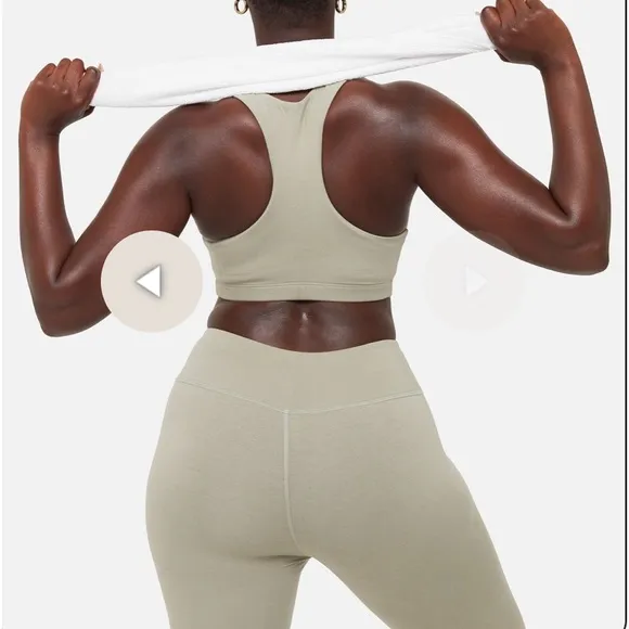 MATE The Label Organic Stretch Sports Bra - Sage