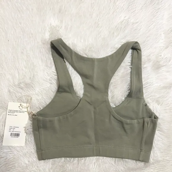 MATE The Label Organic Stretch Sports Bra - Sage