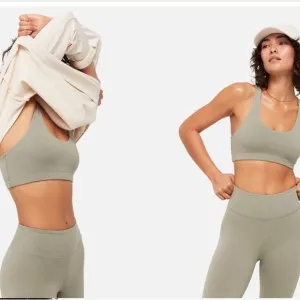 MATE The Label Organic Stretch Sports Bra - Sage