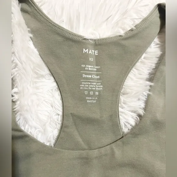 MATE The Label Organic Stretch Sports Bra - Sage