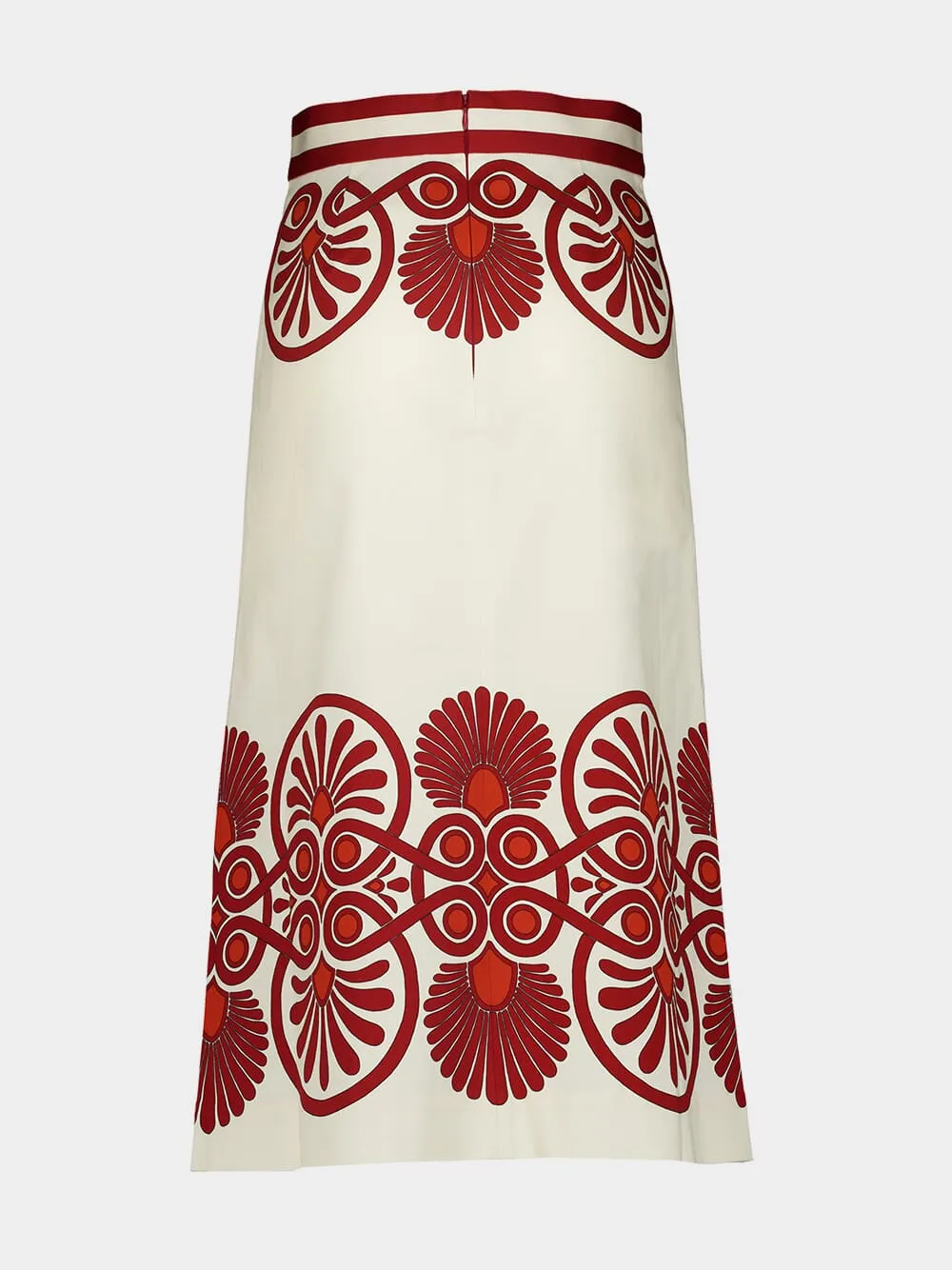 Medallion Placée Cream Baia Skirt