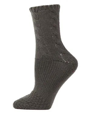 MEMOI MCF05704 CABLE SWEATER KNIT CREW CYPRESS