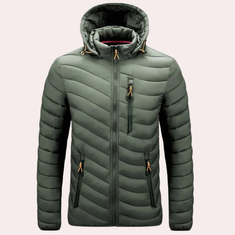 Men's Bernard Hooded Jacket: Stylish and Luxurious