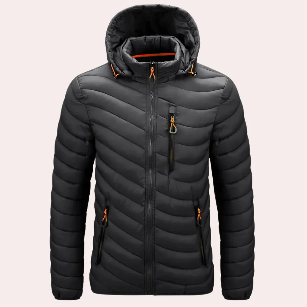 Men's Bernard Hooded Jacket: Stylish and Luxurious