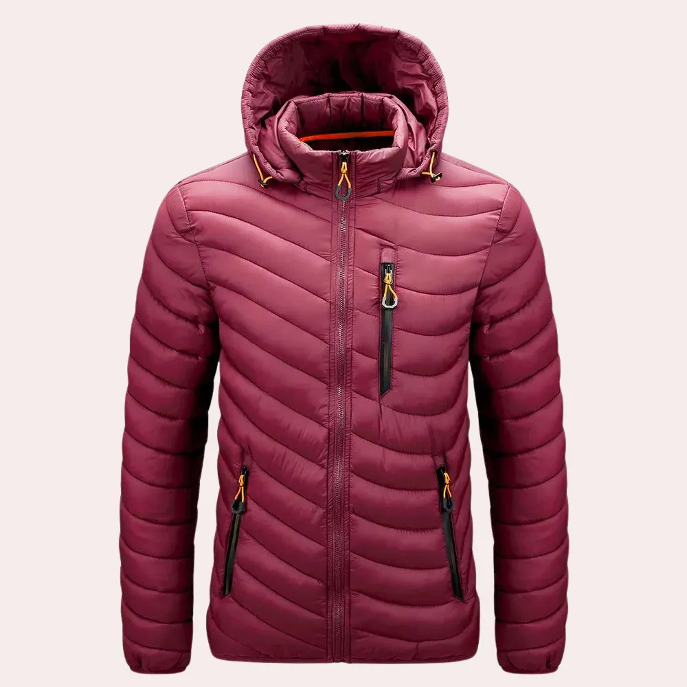 Men's Bernard Hooded Jacket: Stylish and Luxurious