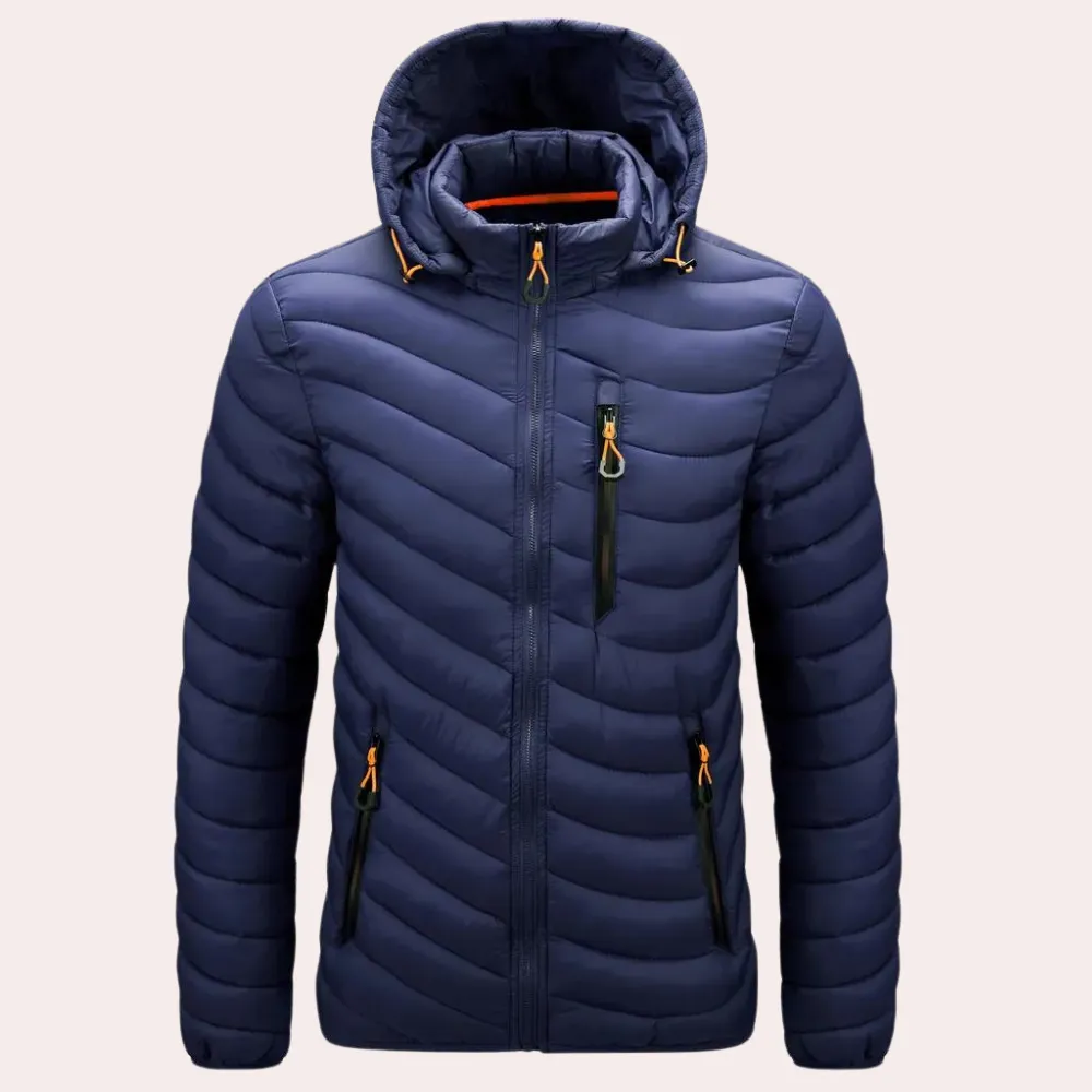 Men's Bernard Hooded Jacket: Stylish and Luxurious