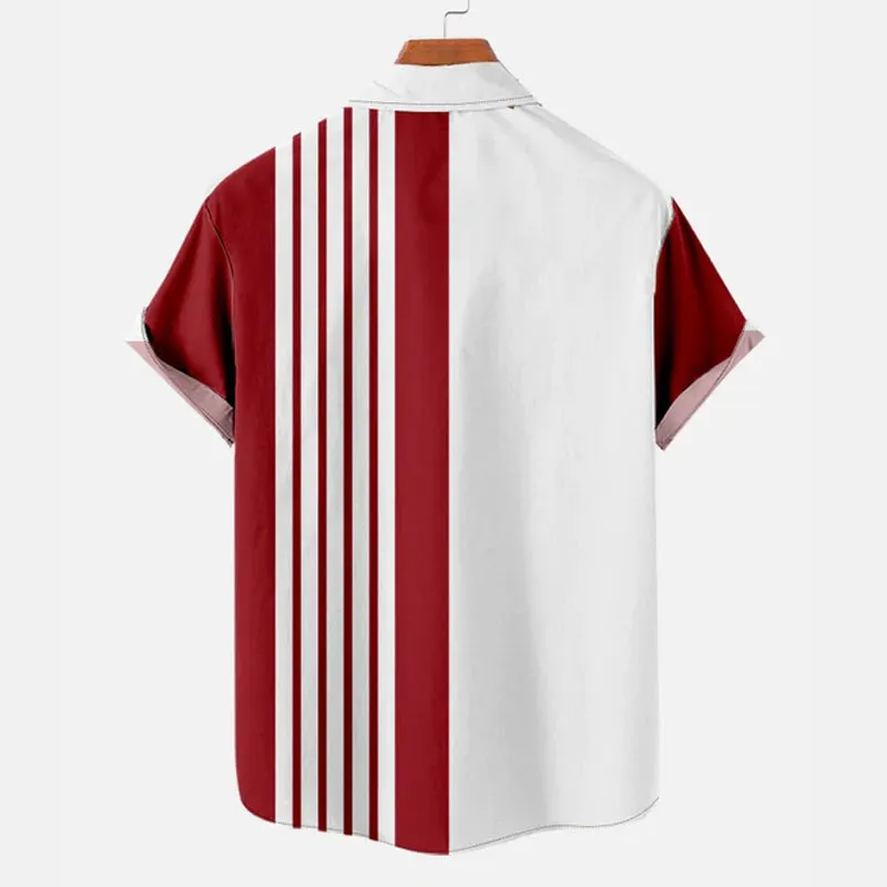 Men's California State Bowling Style Short Sleeve Shirt