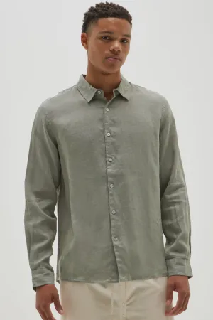 Mens Casual LS Shirt Fern