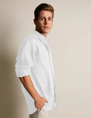 MENS SHIRT | SLIM FIT | LONG SLEEVE | WHITE