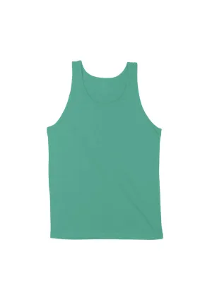 Mens Tank T-Shirts Teal Green