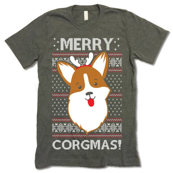 Merry Corgmas! Corgi Christmas T-Shirt