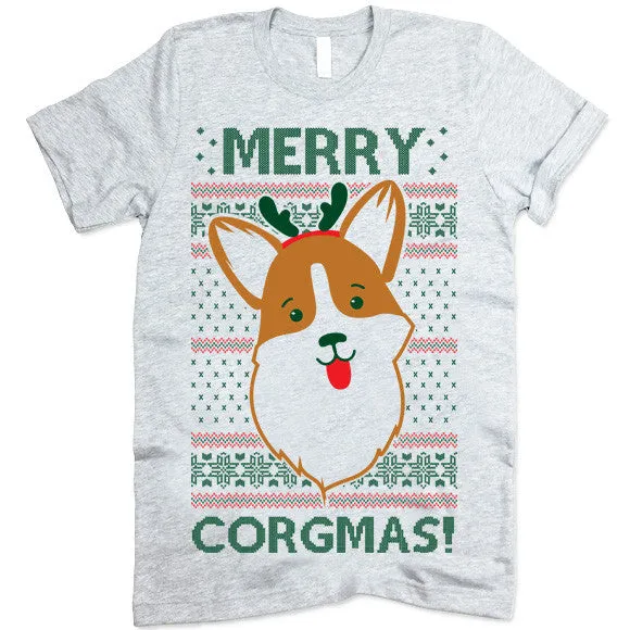 Merry Corgmas! Corgi Christmas T-Shirt