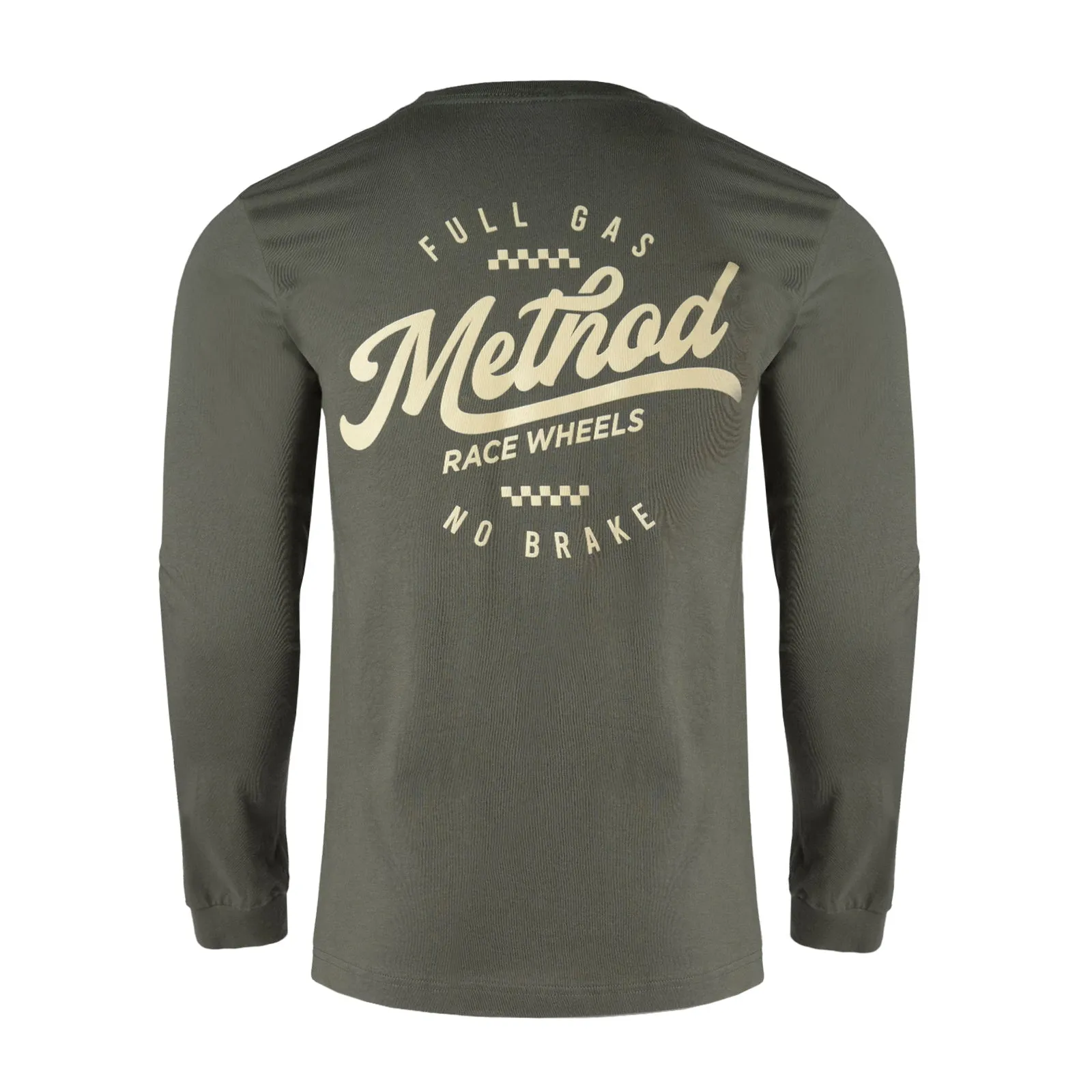 Method Classic Script Long Sleeve Tee | Military Green