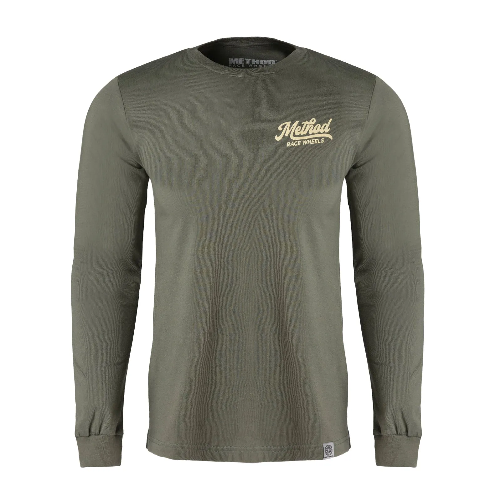 Method Classic Script Long Sleeve Tee | Military Green