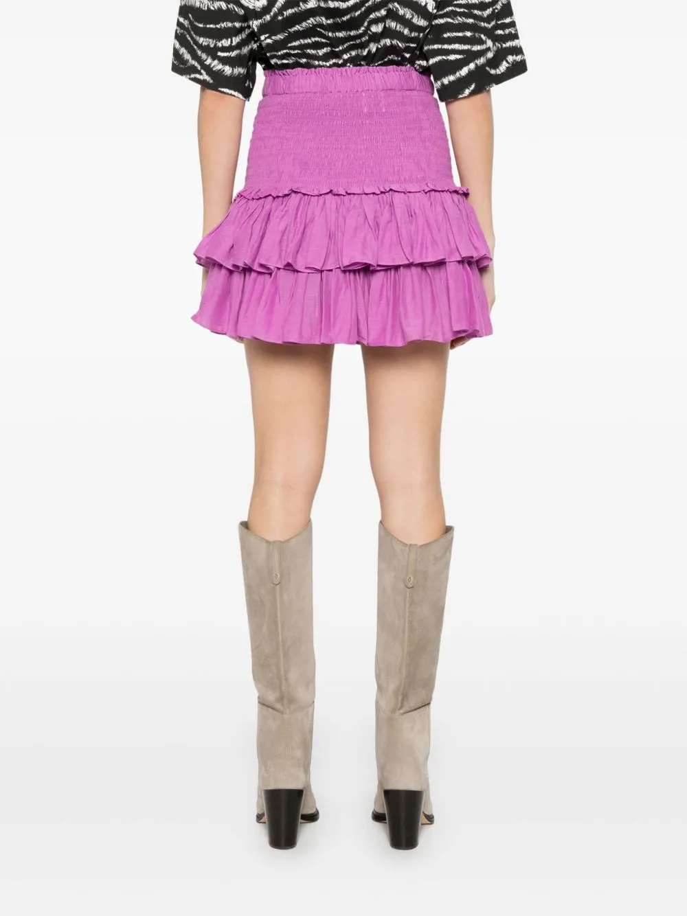 Naomi cotton mini skirt