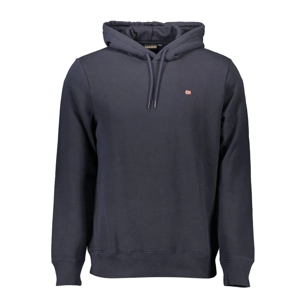 Napapijri Blue Organic Cotton Men Sweater