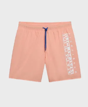 Napapijri Box Swim Shorts Pink Salmon