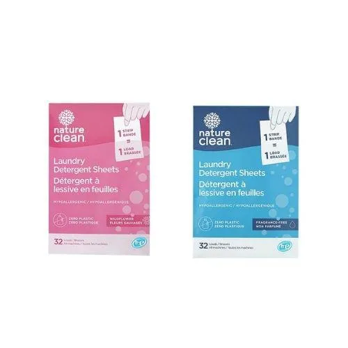 Nature Clean Laundry Detergent Sheets