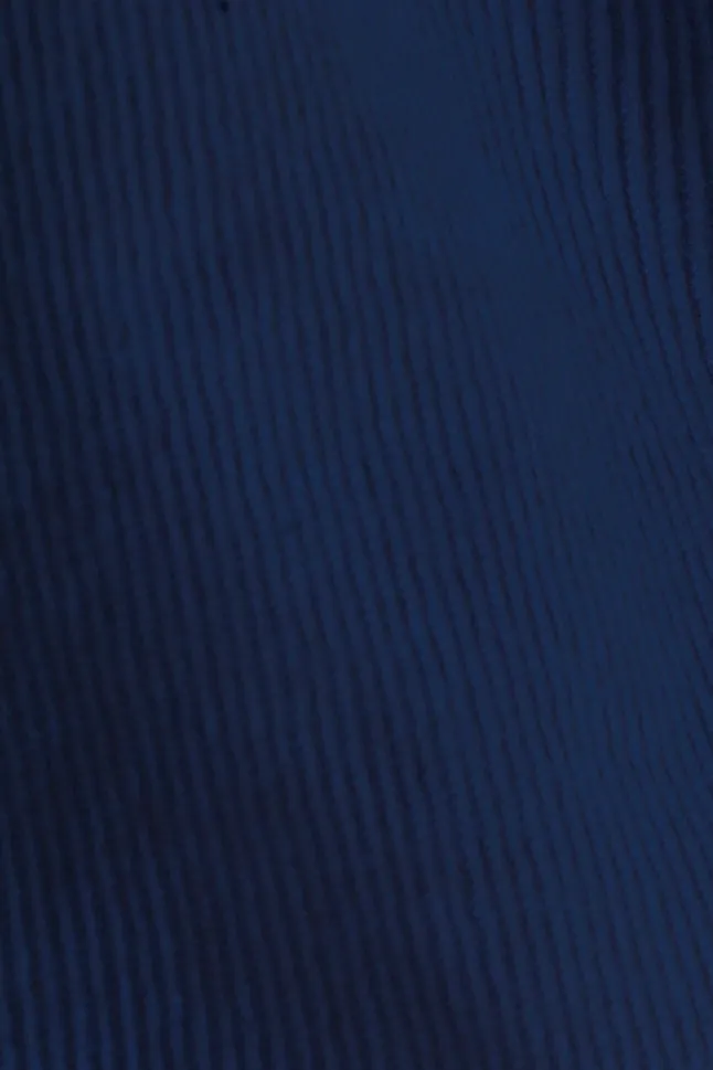 Navy Blue Corduroy Shorts