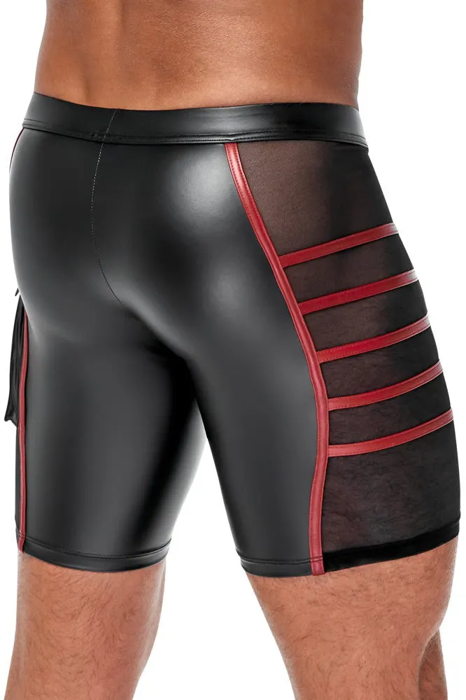 NEK Black and Red Shorts