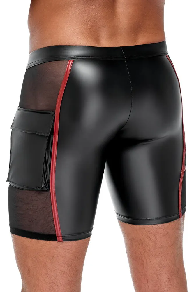 NEK Black and Red Shorts