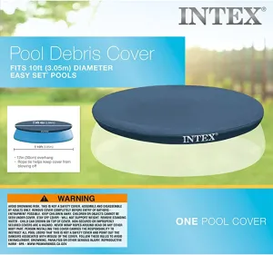 New in box! Intex Easy Set 10-Foot Round Pool Cover! Fits all 10Ft Round Pools!