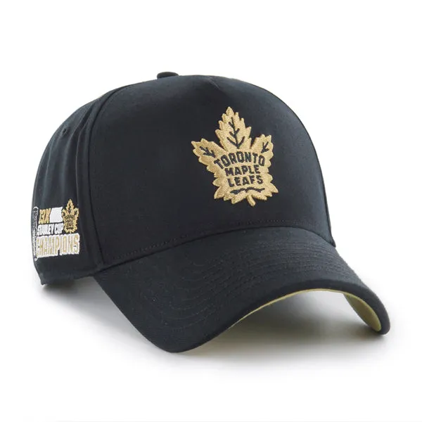 NHL Team Sure Shot MVP Adjustable Hat Black