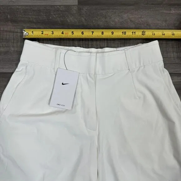 Nike Women's Dri-FIT Victory 5&quot; Golf Shorts Stretch White SMALL NWT $70 DX6087