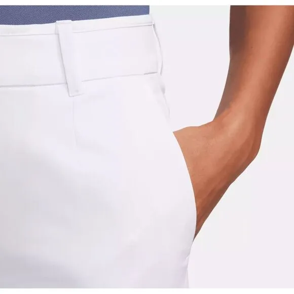 Nike Women's Dri-FIT Victory 5&quot; Golf Shorts Stretch White SMALL NWT $70 DX6087