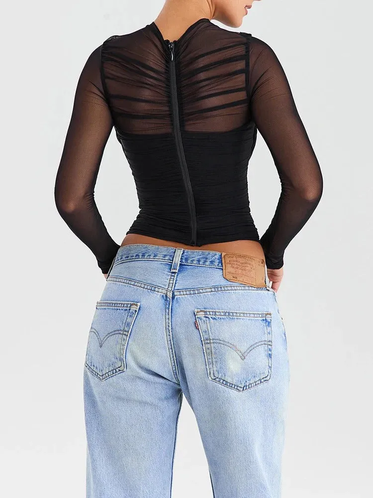 Nina Mesh Top