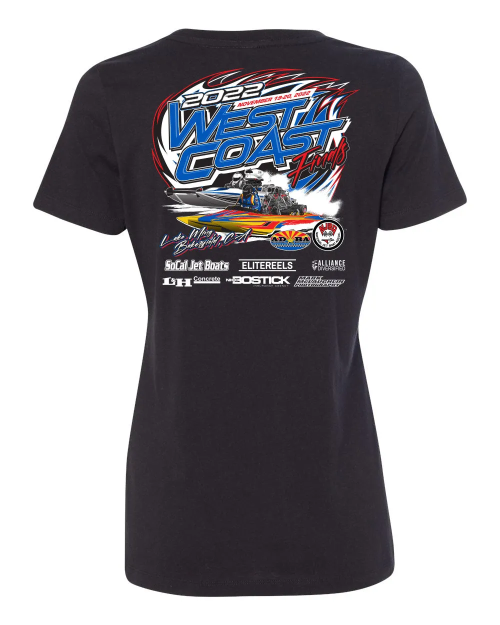 NJBA/ADBA 2022 West Coast Finals Event Women's T-Shirt