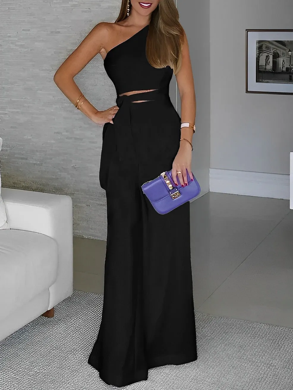 Odina® | Elegant Structured Jumpsuit