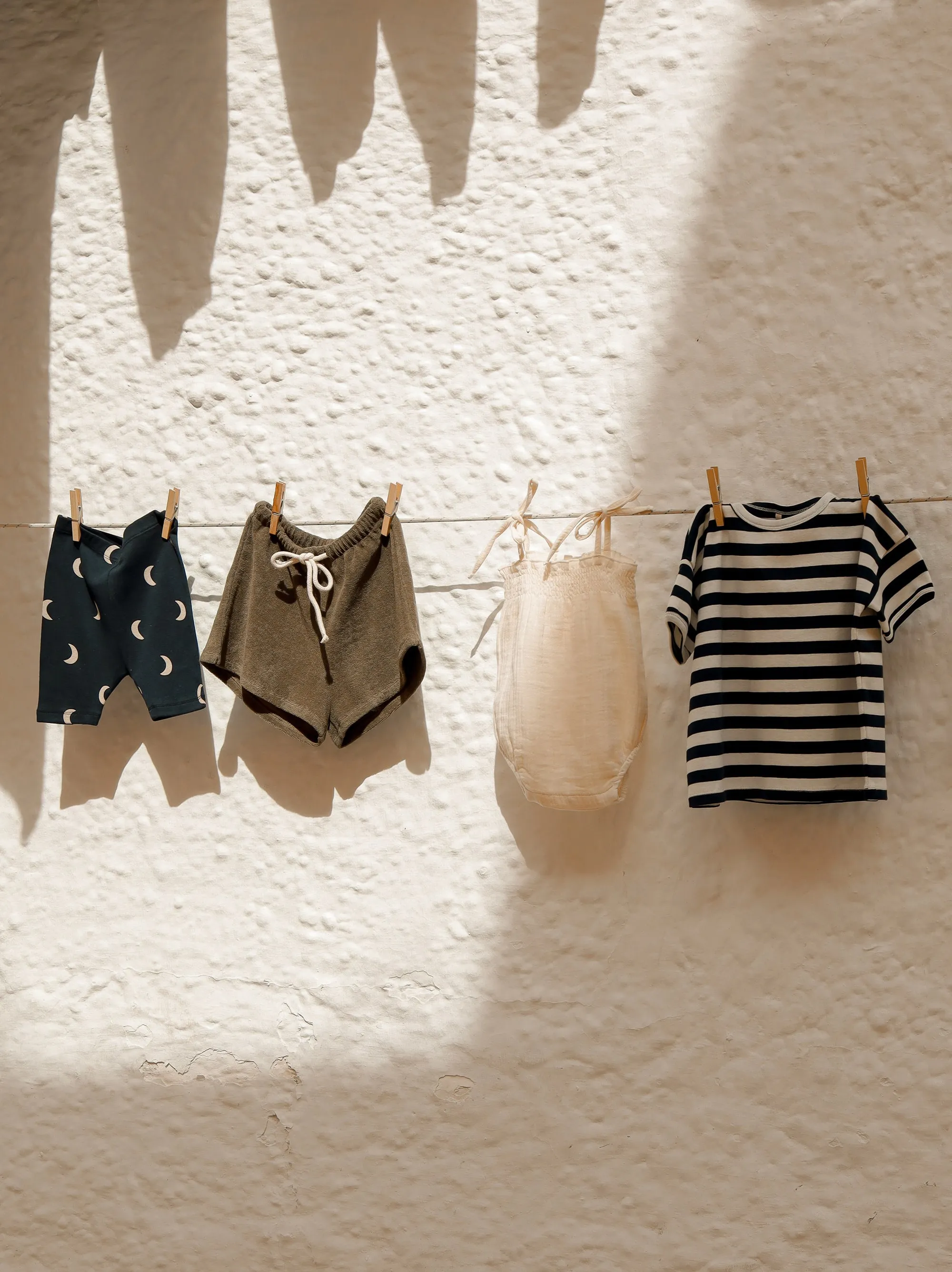 Olive Terry Rope Shorts