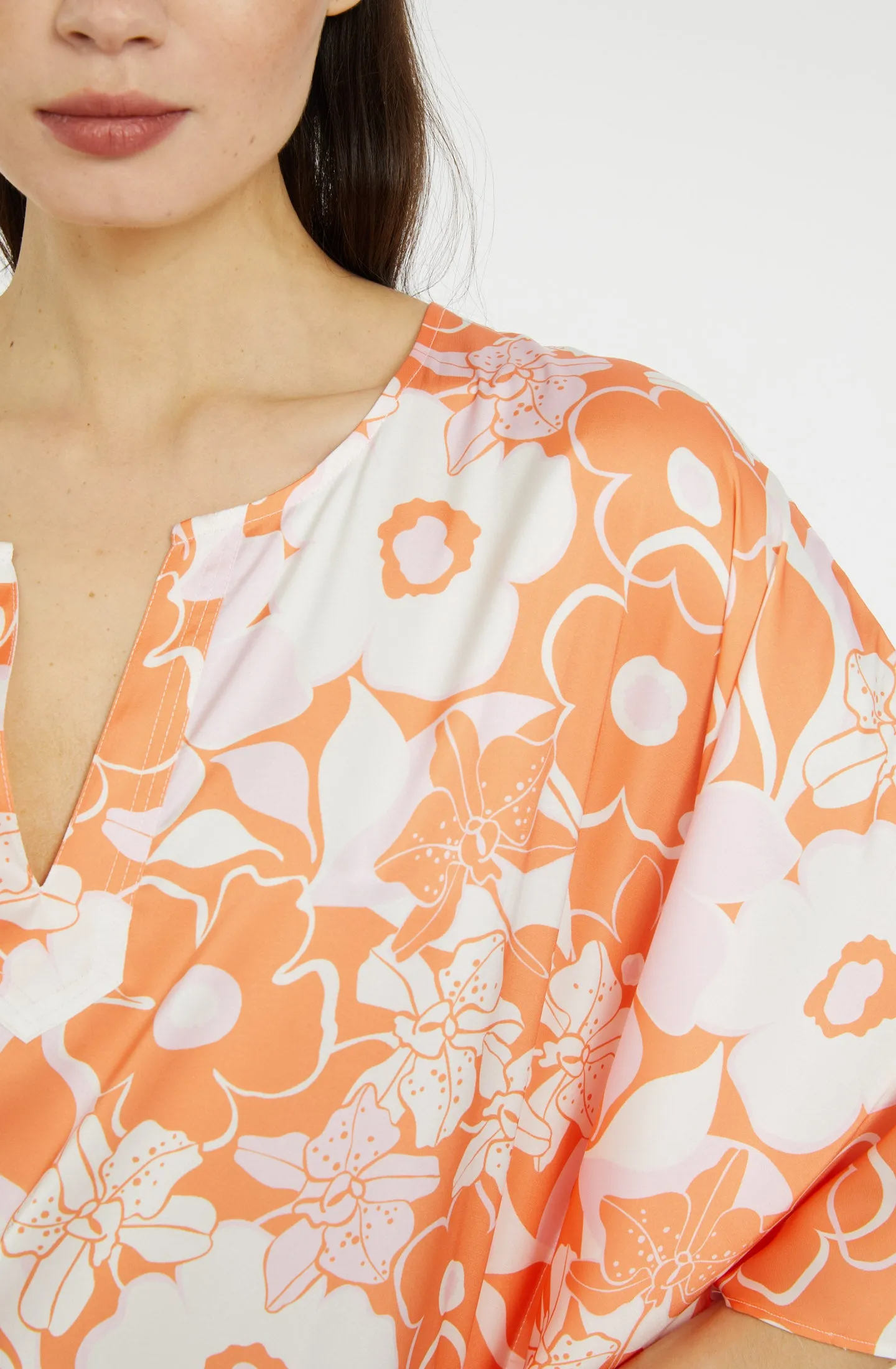 Orange Crush Long Caftan