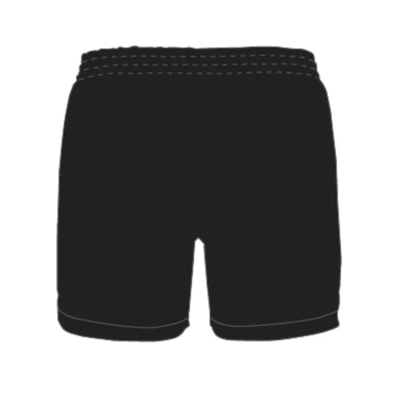 Out of Touch Netball Curved SlimFit HP Shorts Pro Black