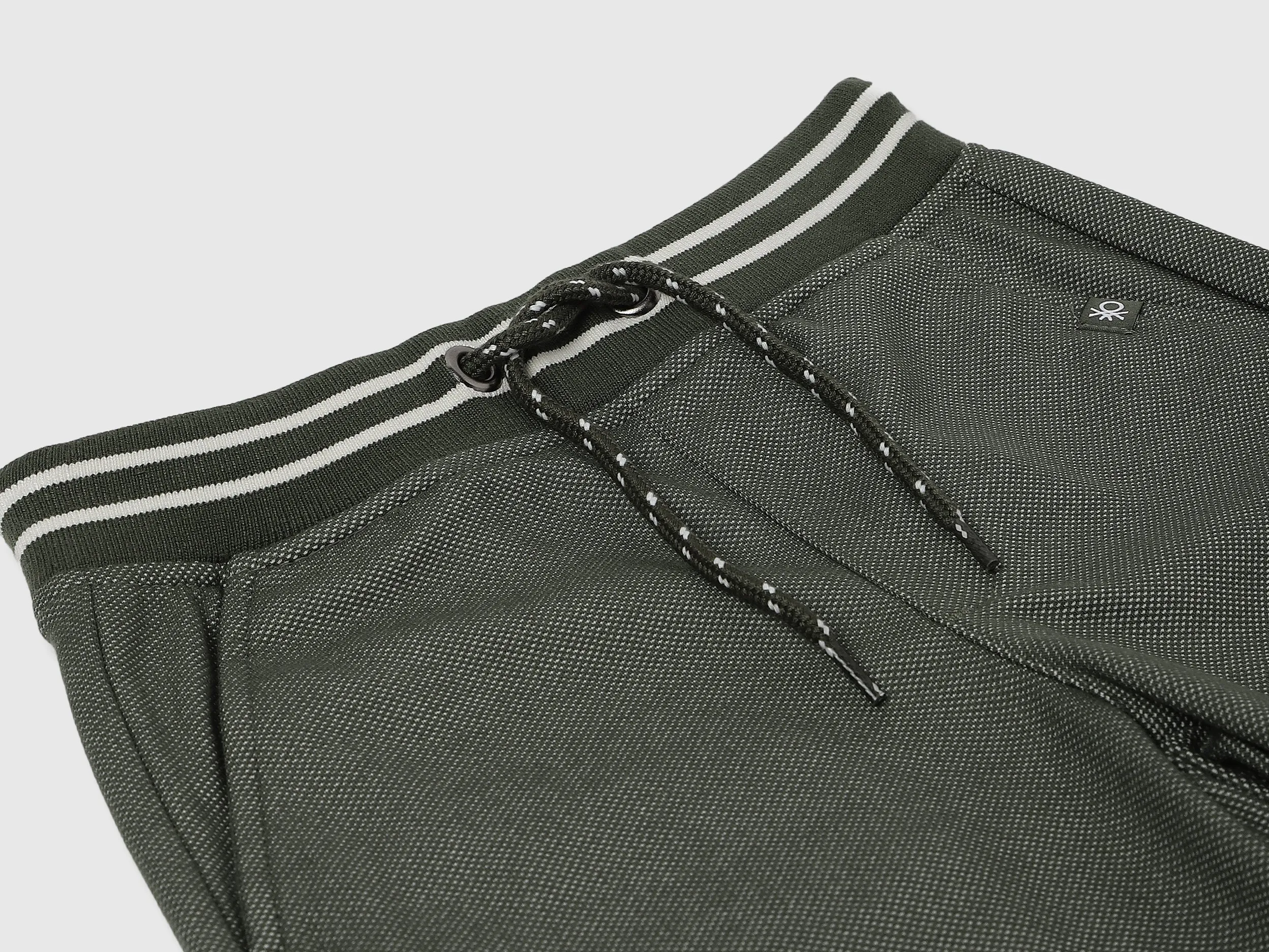 Patterned Regular Fit Drawstring Shorts